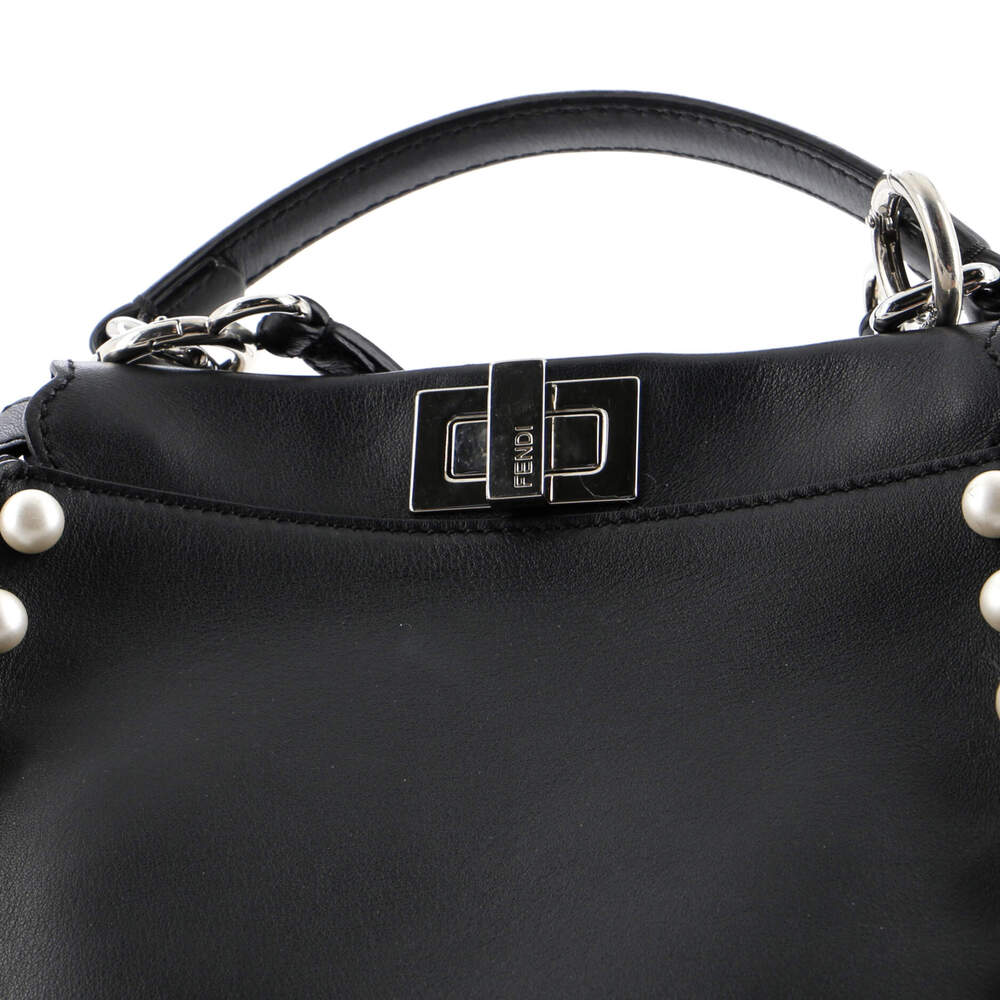 Fendi Peekaboo Bag Pearl Embellished #194892F99 - Picture 7 of 8